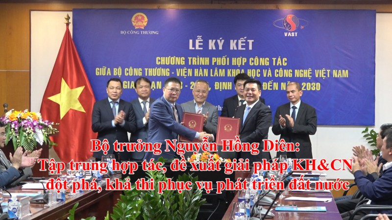 Bộ trưởng Nguyễn Hồng Diên: Tập trung hợp tác, đề xuất giải pháp KH&CN phục vụ phát triển đất nước