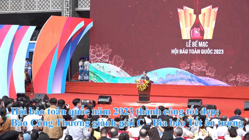 Hội báo toàn quốc năm 2023 thành công tốt đẹp: Báo Công Thương giành giải C - Bìa báo Tết ấn tượng