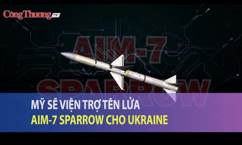 Mỹ sẽ viện trợ tên lửa AIM-7 Sparrow cho Ukraine