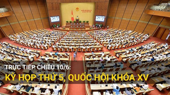 Trực tiếp chiều 10/6: Quốc hội thảo luận về Luật Các tổ chức tín dụng (sửa đổi)