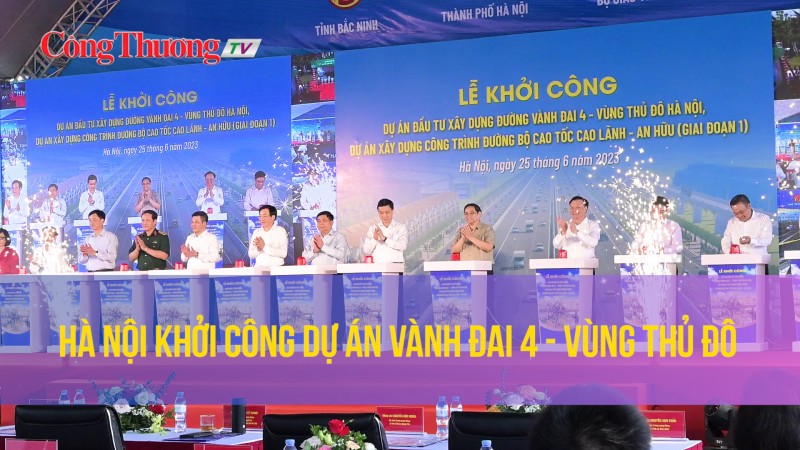 Hà Nội khởi công dự án Vành đai 4 - Vùng Thủ đô