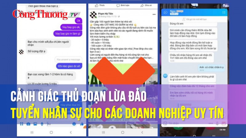 Cảnh giác thủ đoạn lừa đảo tuyển nhân sự cho các doanh nghiệp uy tín