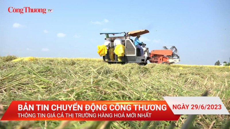 Bản tin Chuyển động Công Thương ngày 29/6/2023: Thông tin giá cả thị trường hàng hoá mới nhất