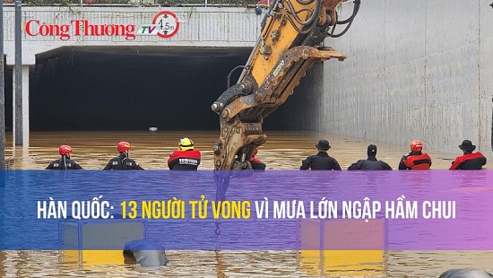 Hàn Quốc: 13 người tử vong vì mưa lớn ngập hầm chui