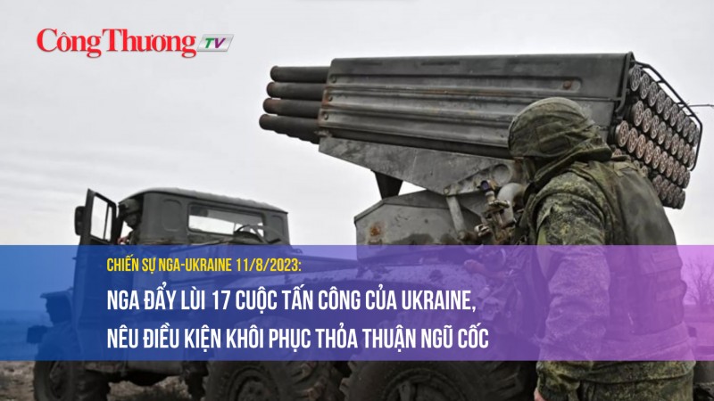 Chiến sự Nga-Ukraine 11/8/2023: Nga đẩy lùi 17 cuộc tấn công của Ukraine, nêu điều kiện khôi phục thỏa thuận ngũ cốc