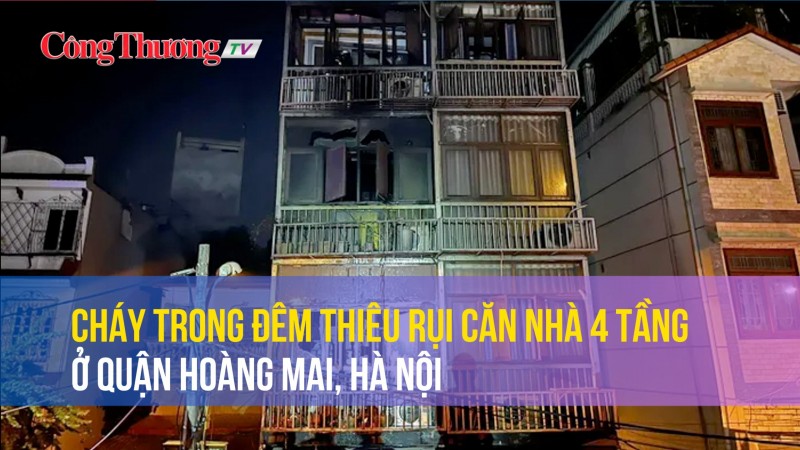 ha noi chay trong dem thieu rui can nha 4 tang o quan hoang mai