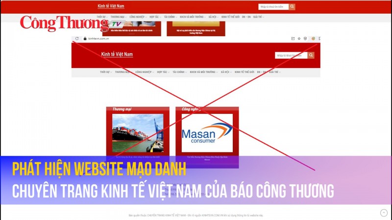 phat hien website mao danh chuyen trang kinh te viet nam cua bao cong thuong