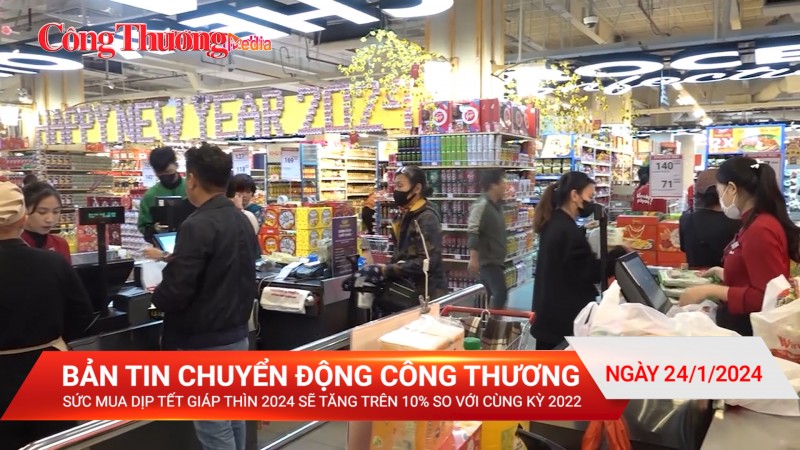 Sức mua dịp Tết Giáp Thìn 2024 sẽ tăng trên 10% so với cùng kỳ 2022