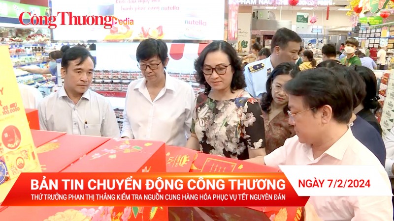 Thứ trưởng Phan Thị Thắng kiểm tra nguồn cung hàng hóa phục vụ Tết Nguyên đán