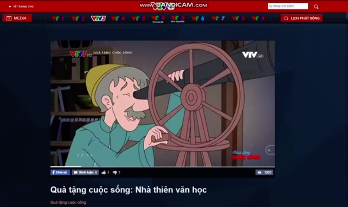 Clip chương trình gây tranh cãi "Nhà thiên văn học"