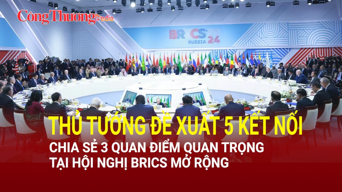 Thủ tướng đề xuất 5 kết nối, chia sẻ 3 quan điểm quan trọng tại Hội nghị BRICS mở rộng