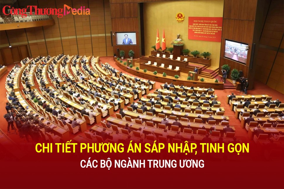 Chi tiết phương án sáp nhập, tinh gọn các bộ ngành trung ương