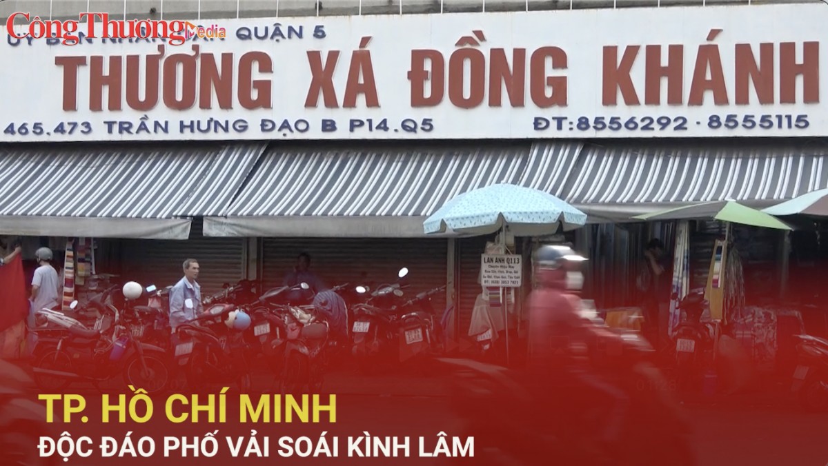 TP. Hồ Chí Minh: Độc đáo phố vải Soái Kình Lâm, quận 5
