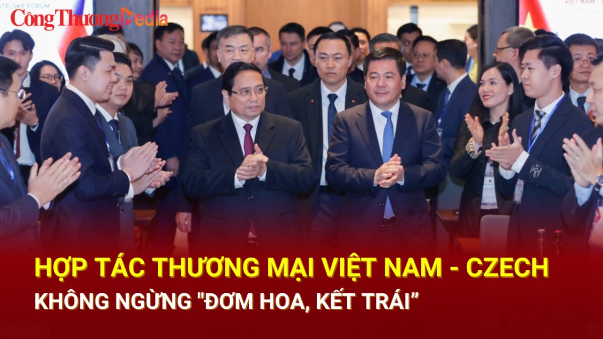 Hợp tác thương mại Việt Nam - Czech không ngừng 'đơm hoa, kết trái'