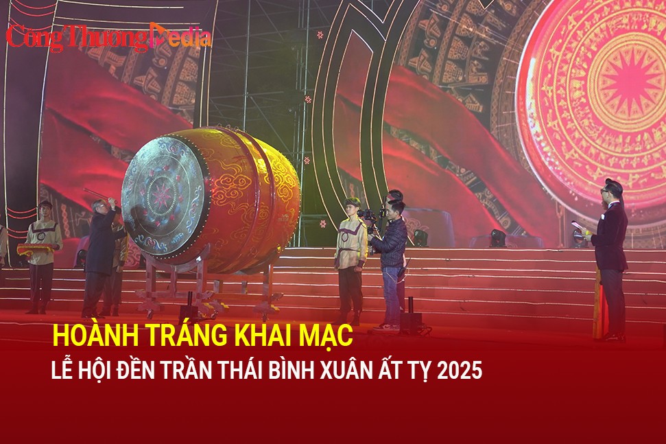 Hoành tráng khai mạc Lễ hội đền Trần Thái Bình Xuân Ất Tỵ 2025
