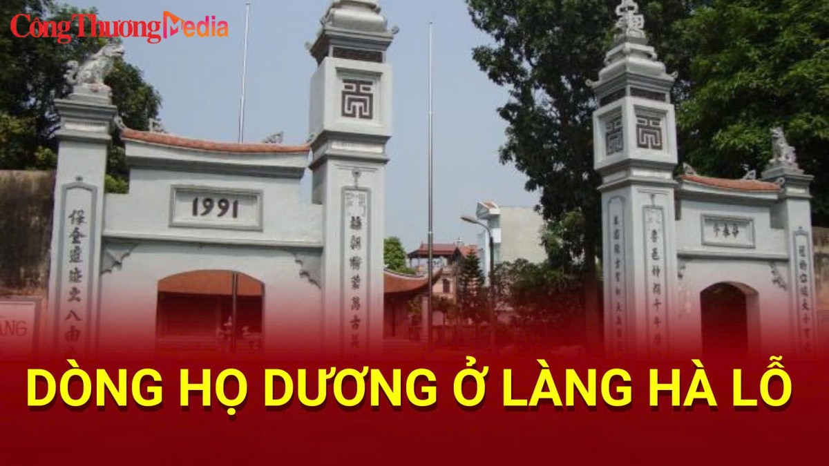 Dòng họ Dương ở làng Hà Lỗ