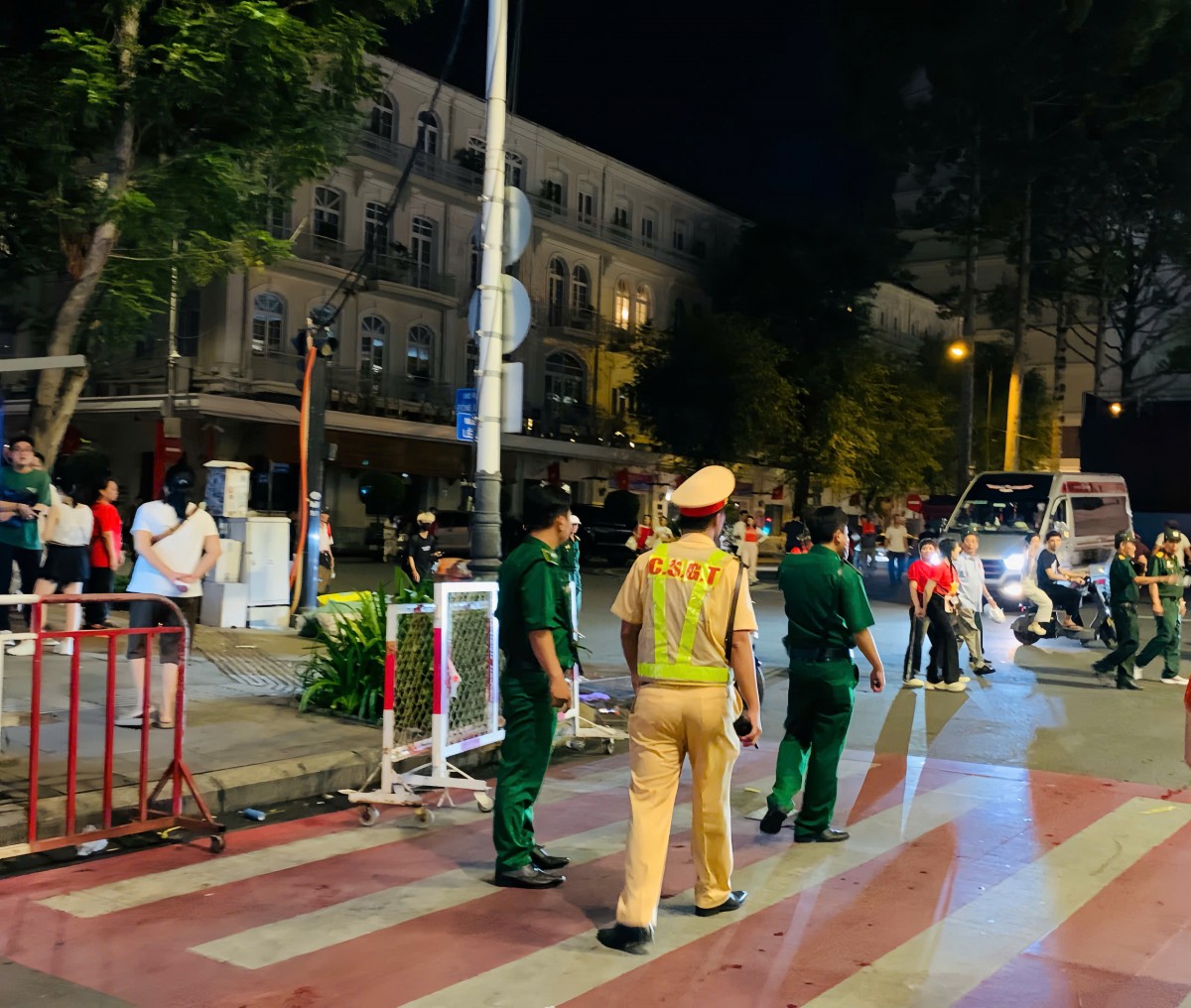 An ninh siết chặt khu vực diễu binh, diễu hành