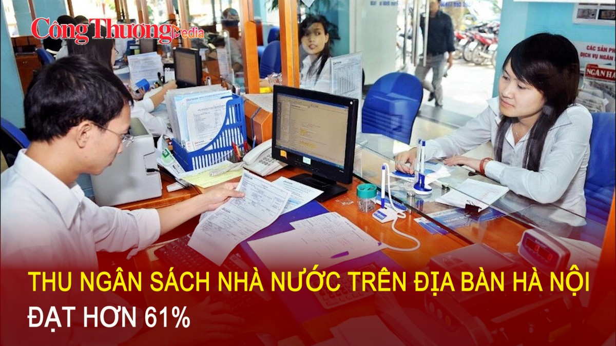 Thu ngân sách Nhà nước trên địa bàn Hà Nội đạt hơn 61%