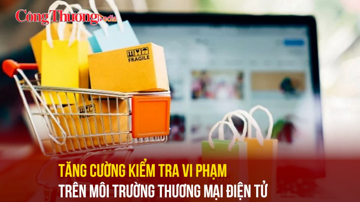 Tăng cường kiểm tra vi phạm trên môi trường thương mại điện tử
