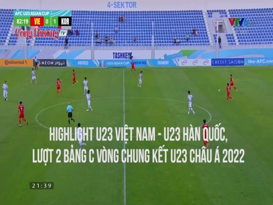 U23 Việt Nam – U23 Hàn Quốc (1-1): Tiến Long ghi siêu phẩm