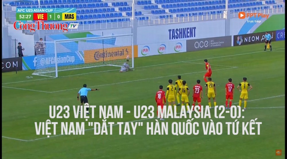 U23 Việt Nam - U23 Malaysia (2-0): Việt Nam "dắt tay" Hàn Quốc vào tứ kết